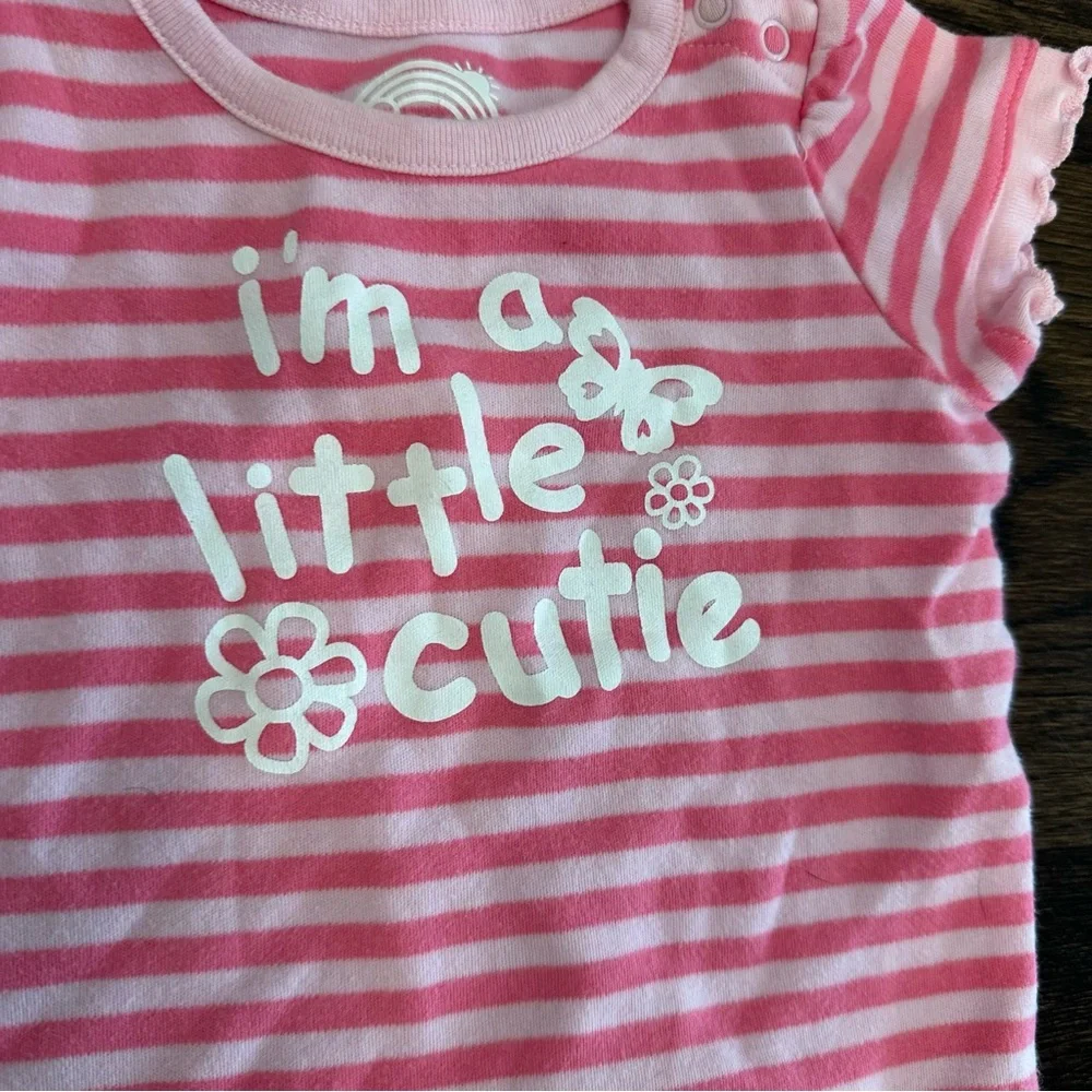 Circo 3 Month Pink Baby Girl Bodysuit Onesie - Picture 2 of 4